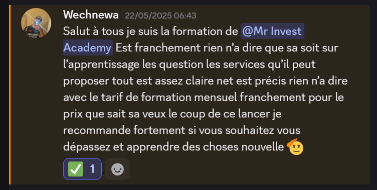 Avis client 7