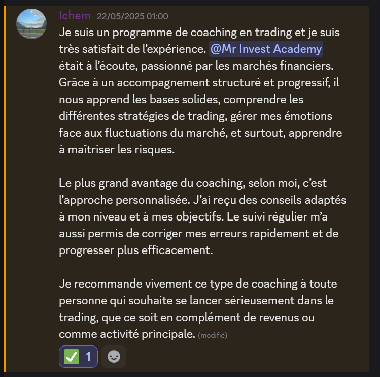 Avis client 8