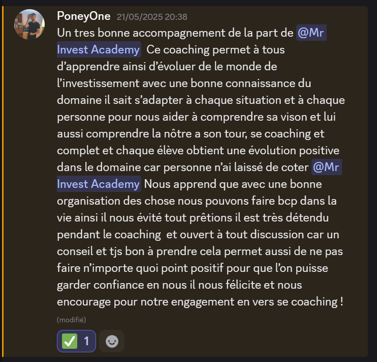 Avis client 9
